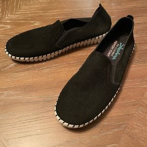 Skechers air cooled, memory foam slip ons